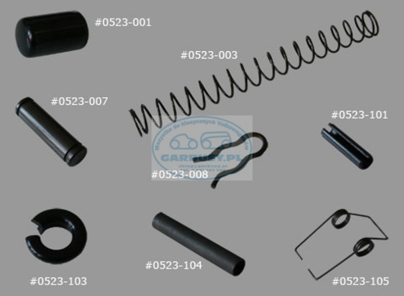 Dowel pin for emergency Hamulec  handle T2 12/53 - 07/79