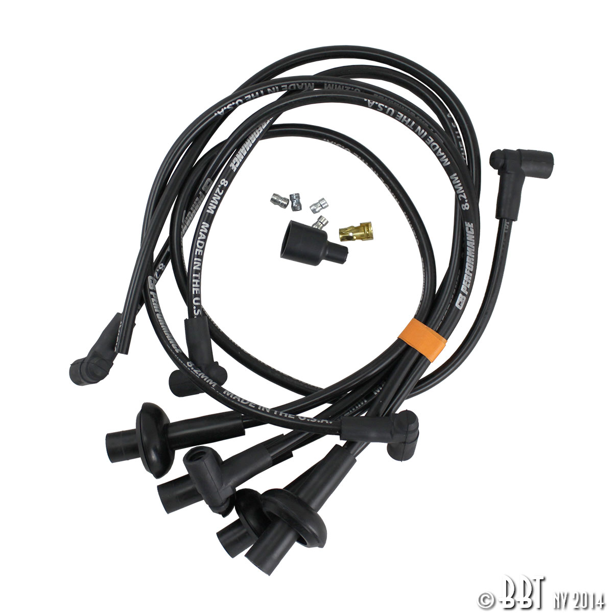 Ignition wire set for MAGNA SPARK II (black)