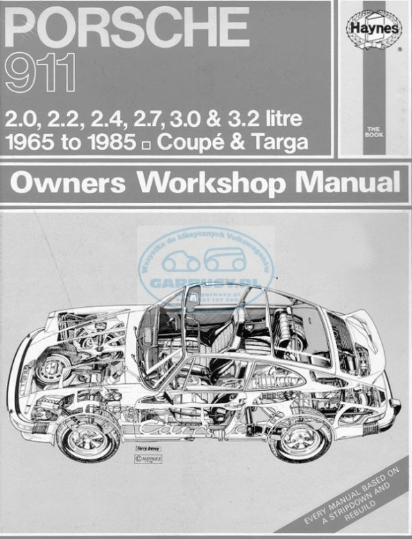 Ksika: HAYNES MANUAL 911 65-85