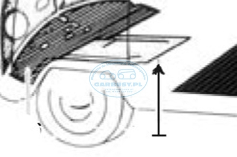 Mata pod przednie fotele T2 68-79