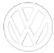 Emblemat 'VW' T2 73-79 czarny