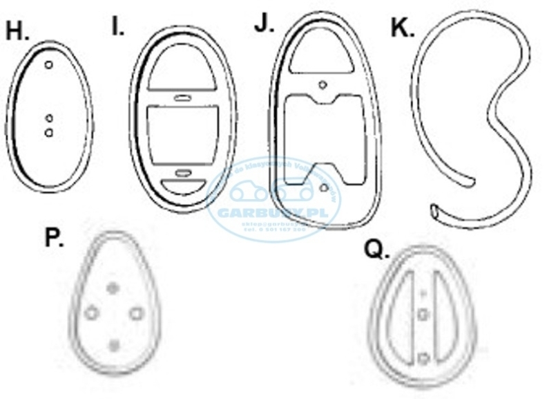 Uszczelka tylnego wiata 53-55 (1)