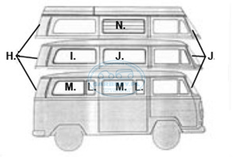 WESTFALIA uszczelka szyby bocznej